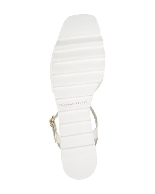 Stella McCartney White Elyse Platform Sandal