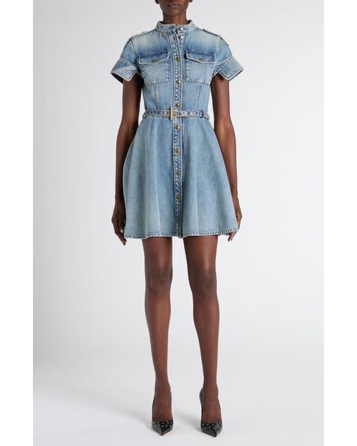 alexander mcqueen denim dress Organic Blue Denim Dress main image 1