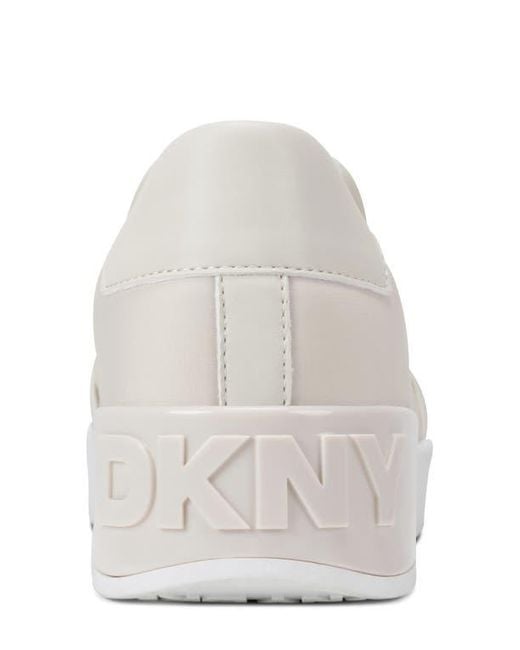 DKNY White Marta Sneaker