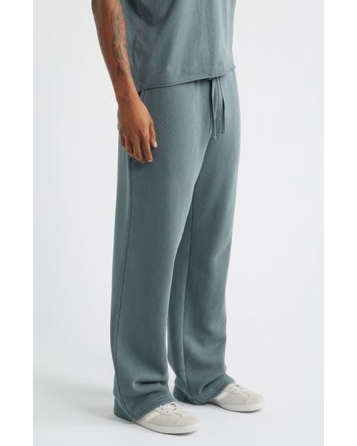 Elwood Blue Core Organic Cotton Straight Leg Sweatpants for men