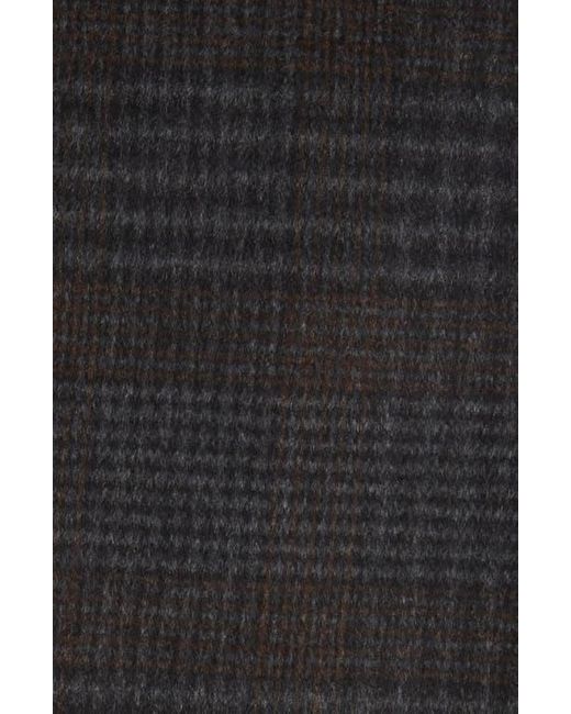 Hart Schaffner Marx Black Armitage Wool Blend Topcoat for men