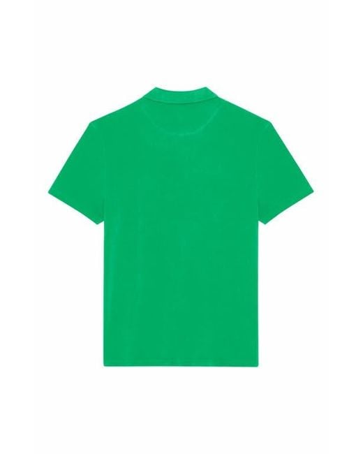 Vilebrequin Green Terry Polo Shirt Solid for men