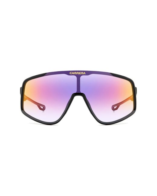 Carrera Pink Festival 99mm Oversize Shield Sunglasses