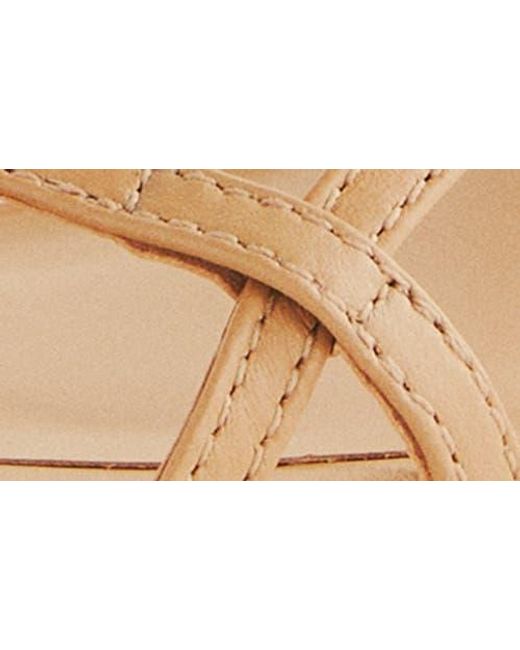 Reformation Natural Serenity Bare Kitten Heel Sandal