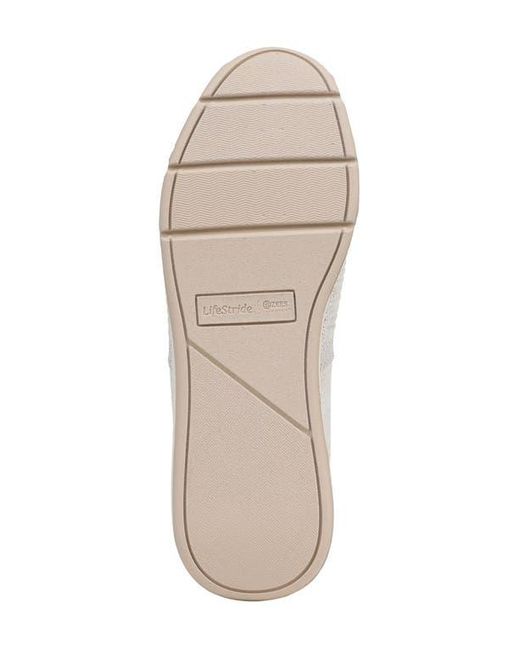 LifeStride White Rest Slip-On Knit Sneaker