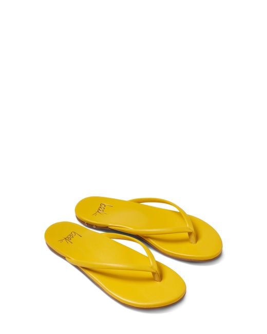 Beek Yellow Sunbeam Flip Flop