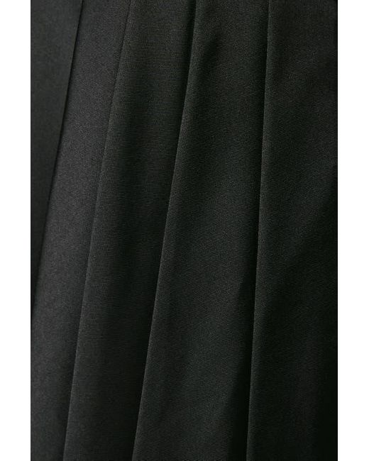 Coast Black Sleeveless Plunge Waterfall Maxi Dress