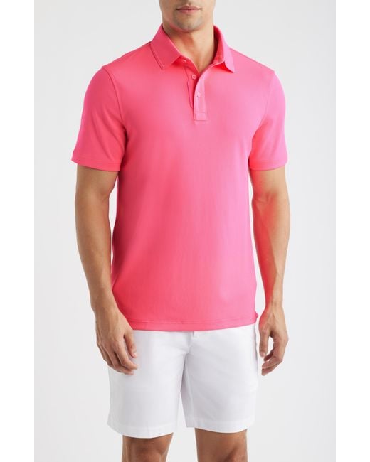 G/FORE Red Essential Performance Piqué Golf Polo for men