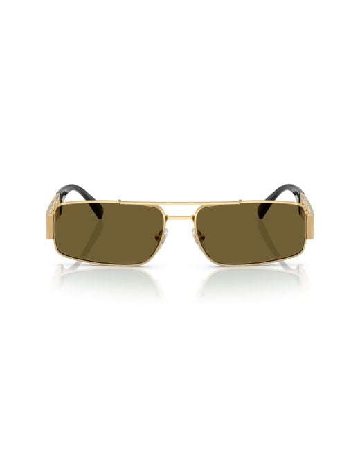Versace Multicolor 60Mm Rectangular Sunglasses for men