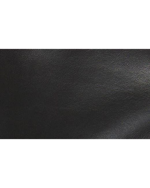 Frye Black Classic Leather Bomber Jacket