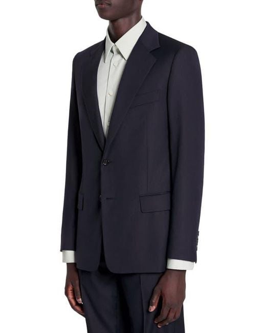 Lanvin Black Single-Breasted Flap Pockets Jacket for men