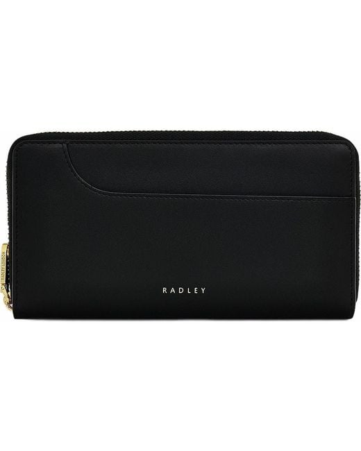 Radley Black Pockets Zip Around Wallet