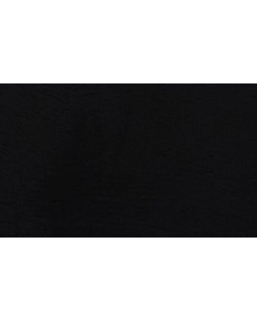 Cece Black Tie Belt Button-up Twill Midi Dress
