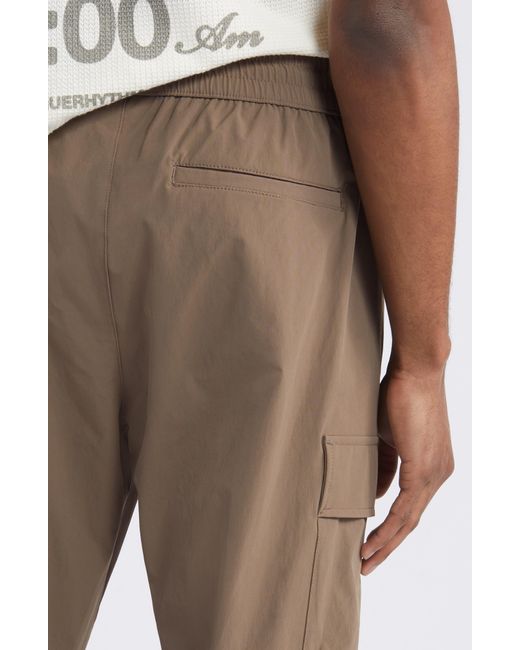 PacSun Natural Harvey Drawstring Stretch Cargo Pants for men