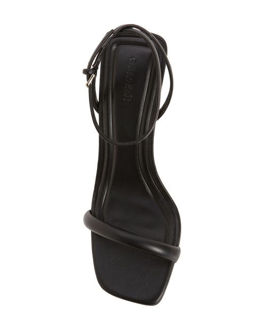 Open Edit Black Taytum Ankle Strap Sandal