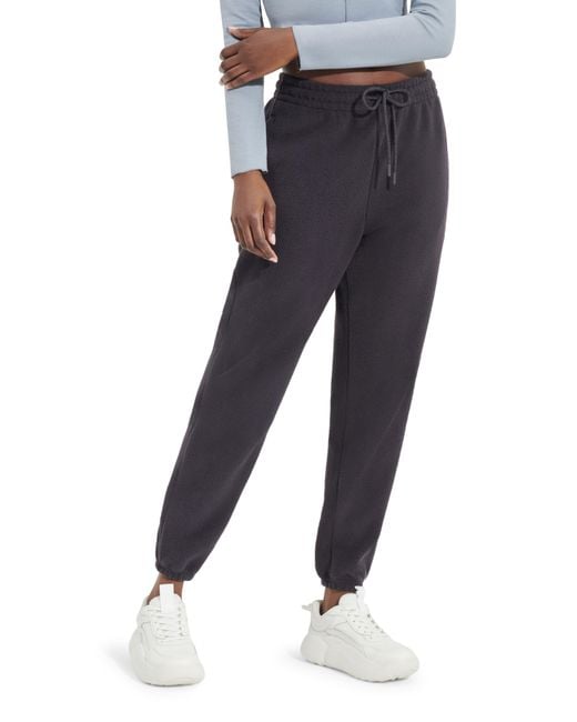 Ugg Black Cassady Micro Uggfluff Fleece Pants