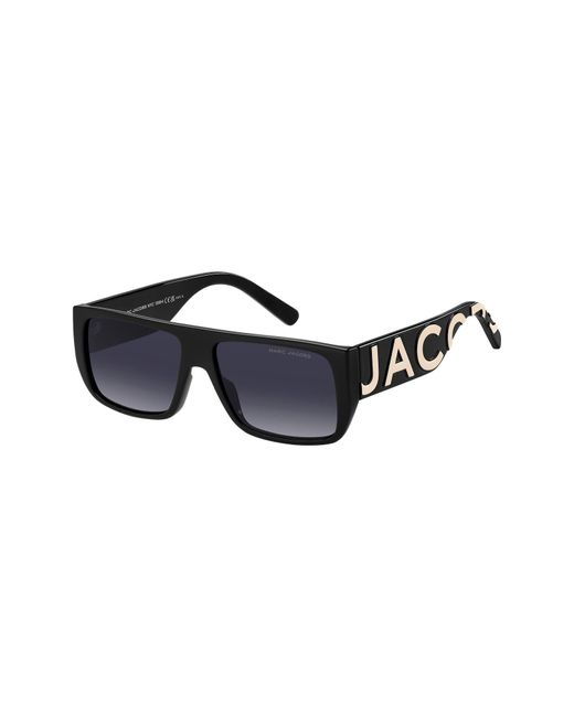 Marc Jacobs Blue 57mm Flat Top Sunglasses