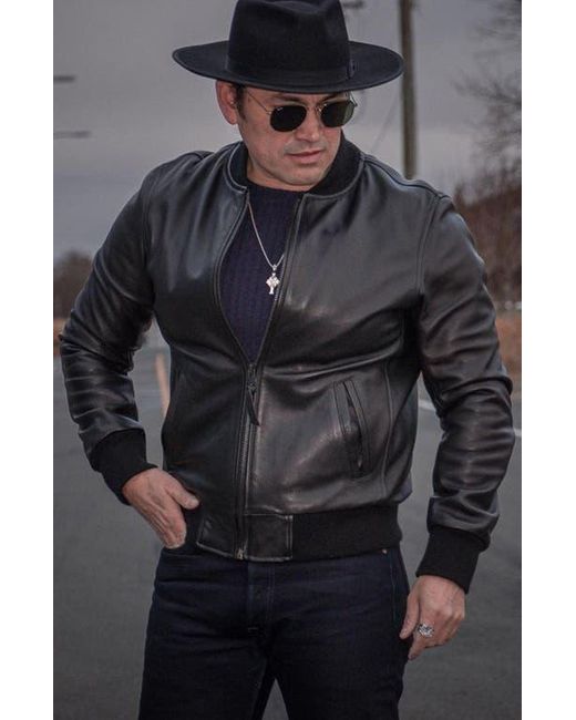 Last Wolf Black Elk Bomber Jacket for men
