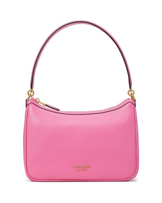 Madeline Pebbled leather Hobo Bag, Camera Purse in Pink  Women\'s Pink Pebbled Leather Shoulder Bag - Unbranded display picture 1