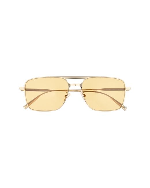 Dior Metallic Blacksuit S17U 54Mm Rectangular Sunglasses for men