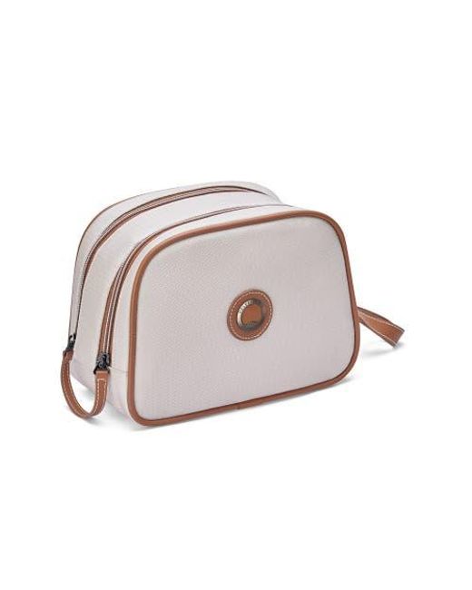 Delsey Paris Pink Chatelet Air 2.0 Toiletry And Makeup Travel Bag