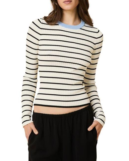 Solid & Striped Gray The Dora Stripe Sweater