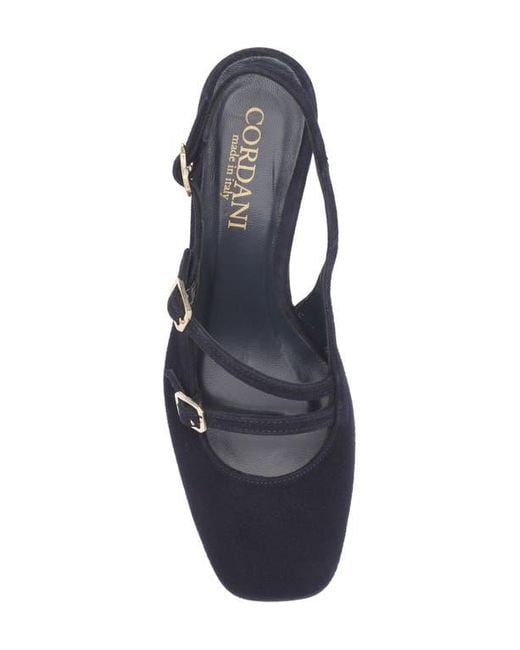 Cordani Blue Gavin Slingback Pump