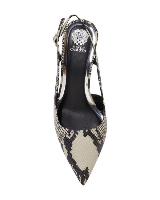 Vince Camuto Multicolor Sindree Slingback Pointed Toe Pump