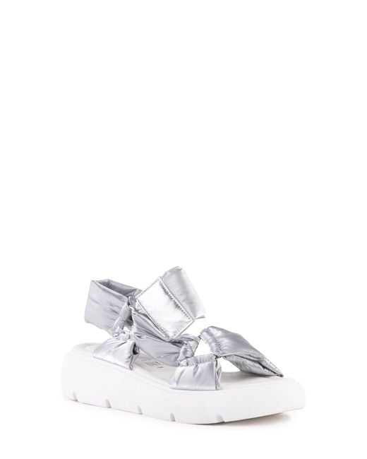 Seychelles White Light Up Platform Sandal