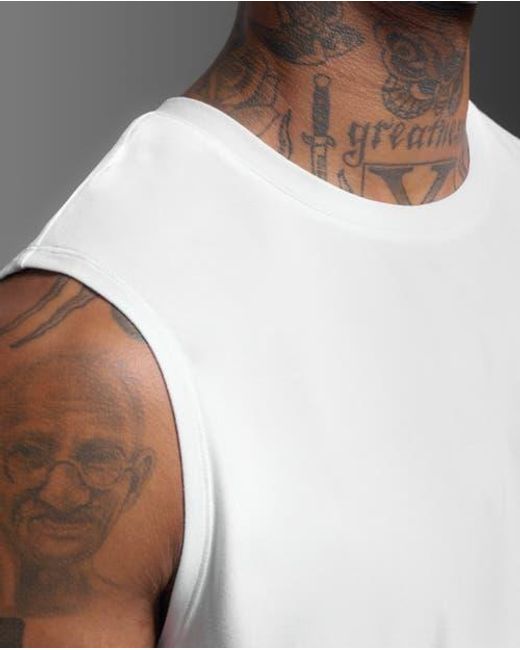 2xu Gray Signature Tank for men