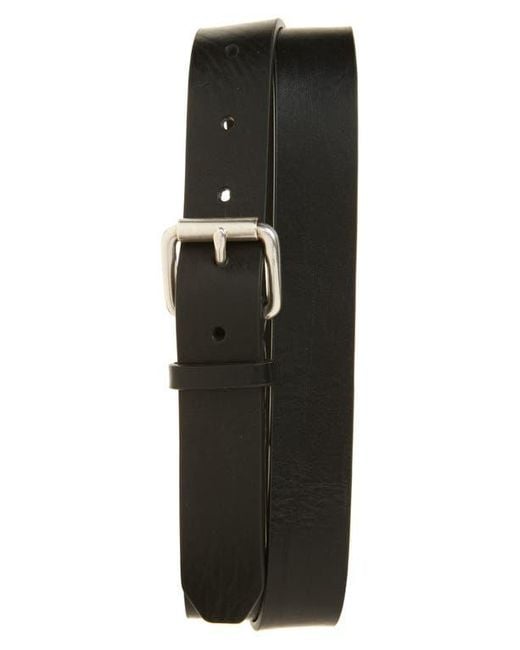 Rag & Bone Black Liam Leather Belt for men