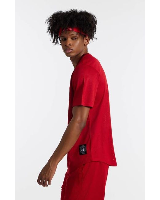 Ecko' Unltd Red Touch Base Birdseye Mesh Tee for men