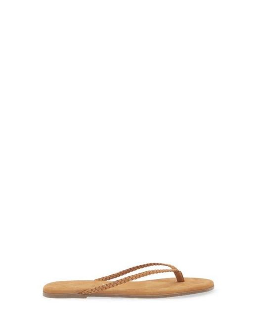 TKEES Natural Lily Braid Flip Flop