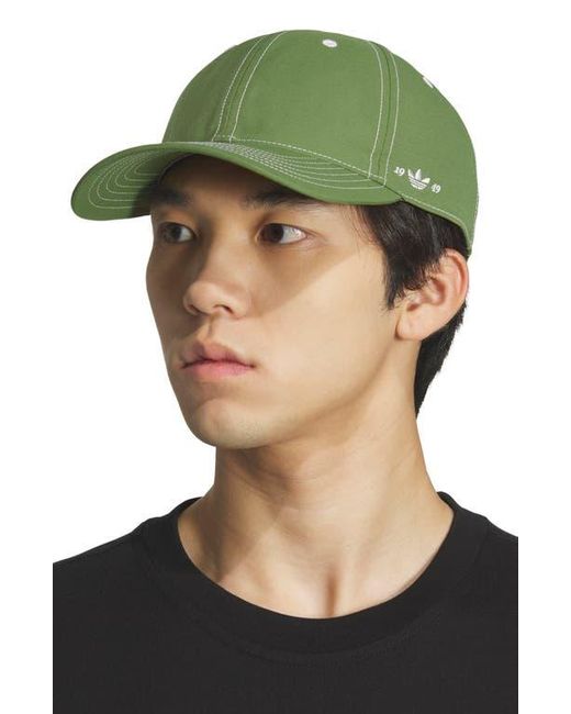 Adidas Green Stealth Strap Back Baseball Cap for men