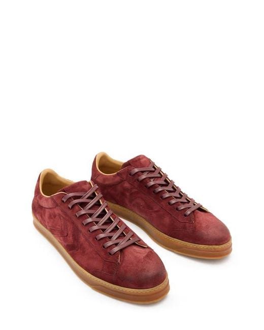 JOHN VARVATOS Reed 315 Bordeaux Maroon Mens Size 10 Low Top Sneakers Shoes C134 JOHN VARVATOS MEN main image 2