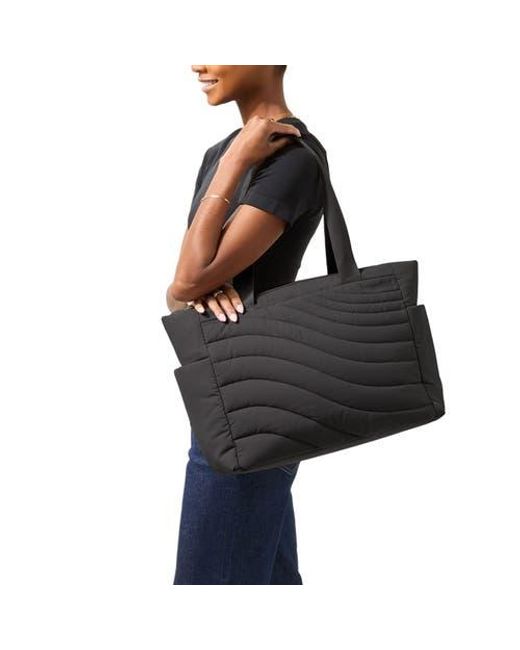 Baggallini Black Set Wave Tote Bag