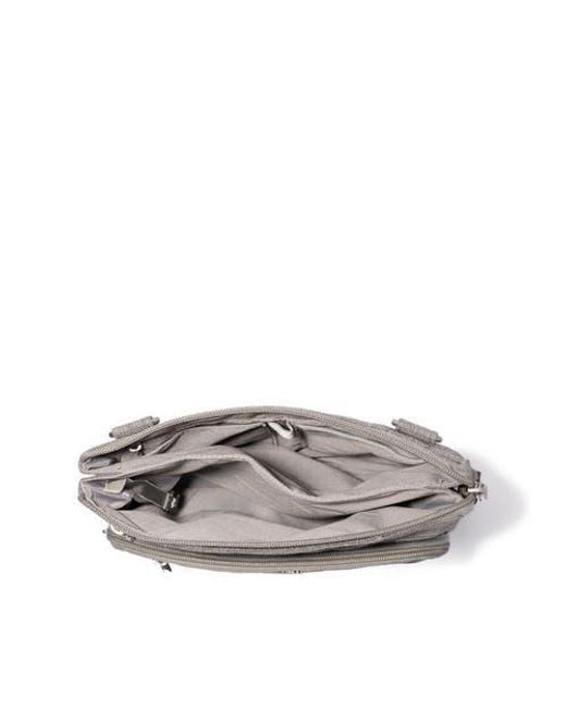 Baggallini Gray Out And About Crossbody Bag