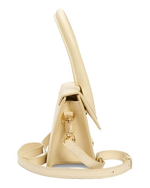 Jacquemus Natural Le Chiquito Moyen Leather Top Handle Bag