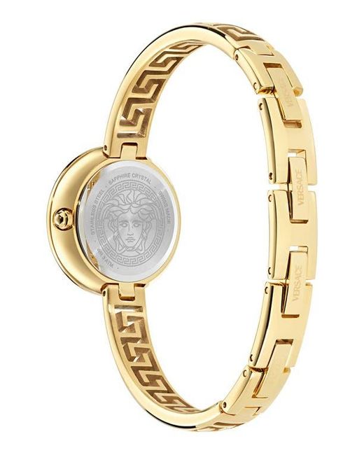 Versace Metallic Medusa Eclipse Bracelet Watch, 28Mm