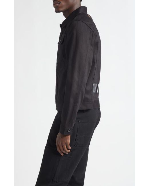JKEEFER Black Jacob Taped Type 3 Trucker Jacket for men