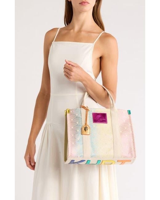 Kurt Geiger Metallic Small Southbank Tote