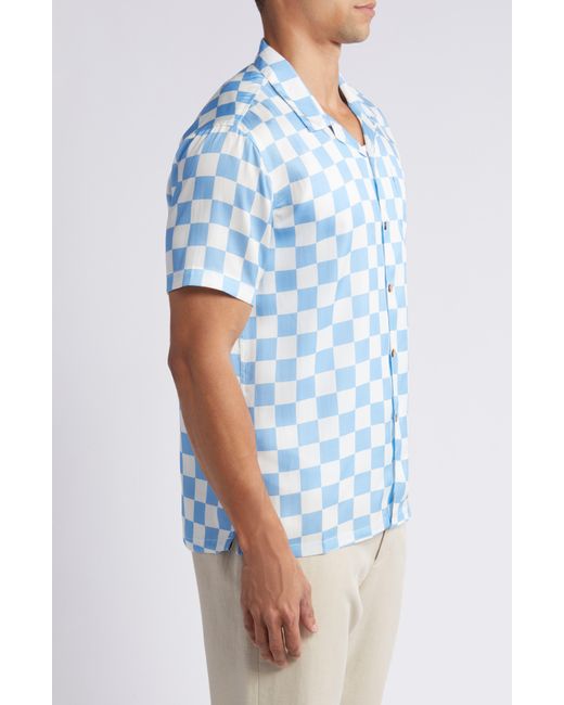 Boardies Blue Mojo Camp Shirt for men