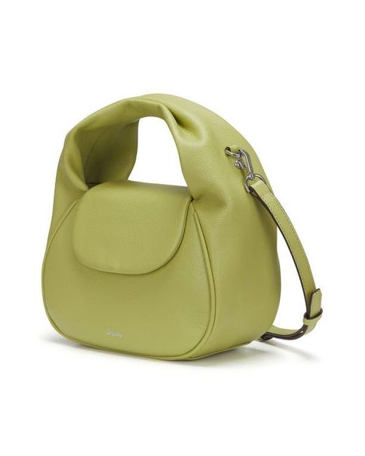 orYANY Green Anaan Leather Top Handle Tote