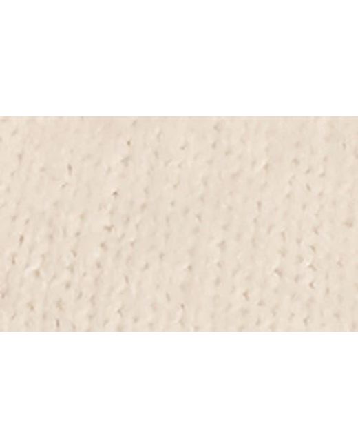 Donna Karan Natural Metallic Trim Cardigan