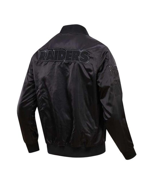 Raiders Jacket, Varsity - Satin, Black and White, S/M, Supreme