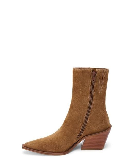Matisse Brown Cleo Pointed Toe Bootie