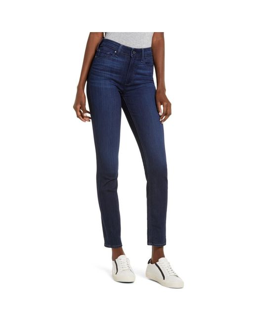 PAIGE Blue Hoxton Skinny Jeans