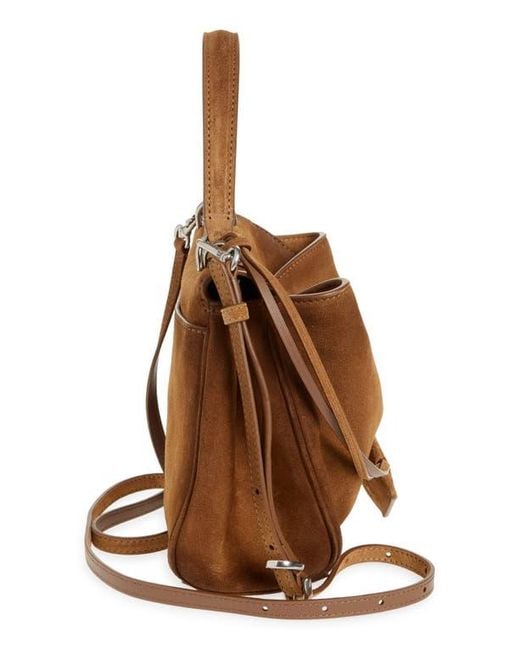 Balenciaga Brown Small Rodeo Suede Top Handle Bag