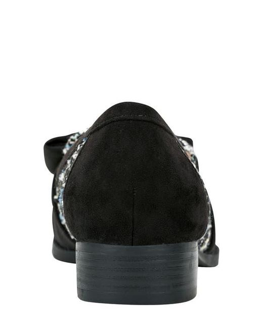 Bandolino Black Bow Loafer