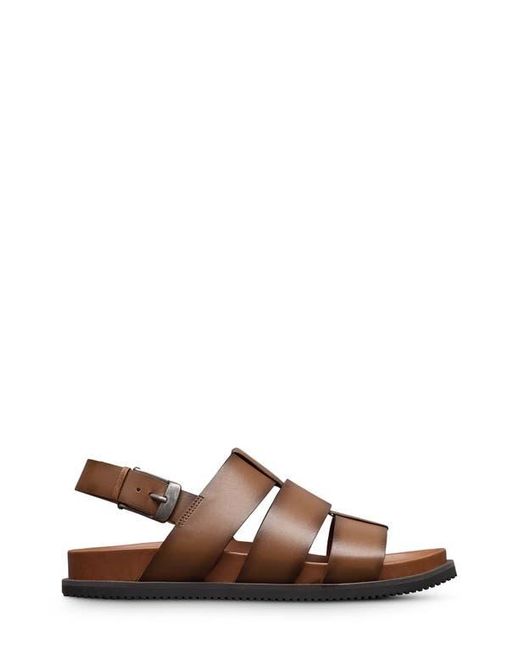 Allen Edmonds Brown Damien Fisherman Sandal for men